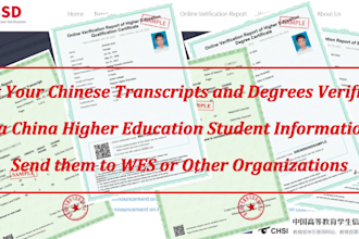 help you get your chinese transcripts and degree verification from cssd chsi