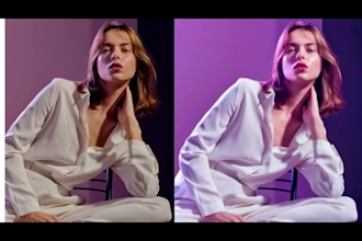 do 3 photos background removal  and  retouching