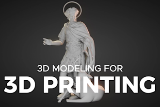 sculpting 3d modelling, character, figure, for printing