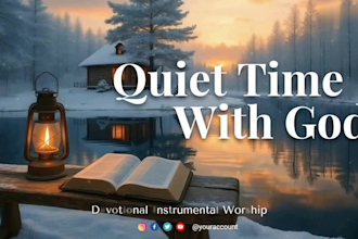 make a captivating christian daily devotional book trailer for spiritual growth