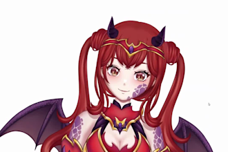 do live2d pro vtuber rigging for your vtuber model