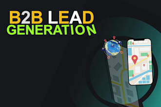 do b2b lead generation targeted email list and web research