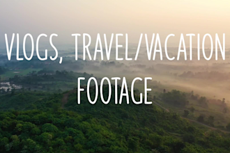 edit your vlog, travel or vacation footage