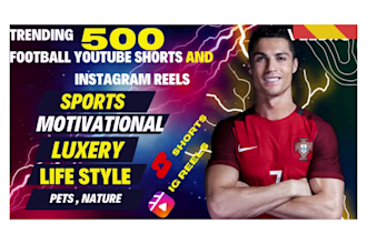 create 500 bulk viral youtube shorts, or instagram reels and tiktok