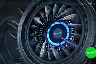 make amazing robotic and electric logo intros