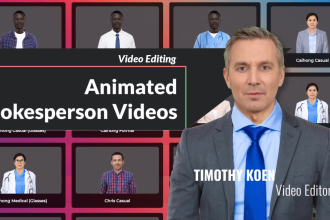 create animated spokesperson video with perfect lip sync