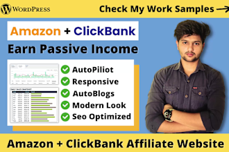 build autopilot amazon affiliate website store with clickbank autoblog