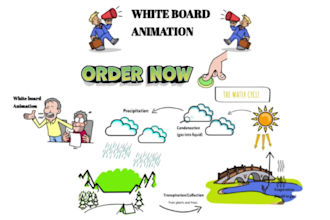 create custom whiteboard animation doodle video