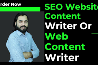 be your SEO website content writer or web content writer