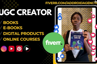 create engaging ugc book promo or course marketing video in multiple languages