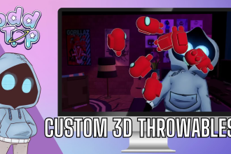 create custom 3d throwables