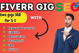 write high performing seo fiverr gig description in 12 hours