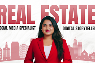 be your real estate social media manager for organic growth and content creation