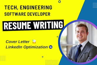write technical, engineer, software developer resume, cloud, devops, QA cv