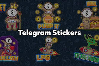 create amazing telegram stickers for crypto project