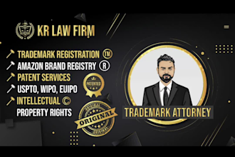 be your trademark attorney for trademark registration