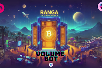 develop volume bot to boost token coin volume and liquidity