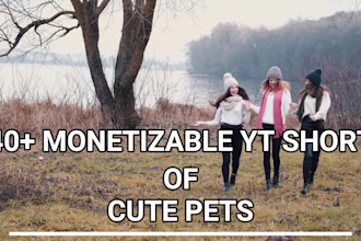 create monetizable funny pet compilations and shorts for you