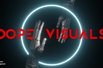 create 3d album cover art and animation
