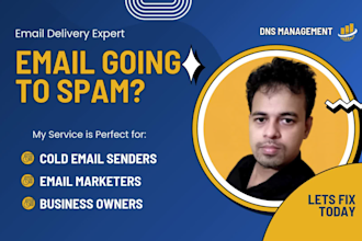 solve email going to spam or junk and deliverability issue