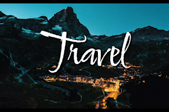 professionally edit travel videos, vlogs, drone cinematics