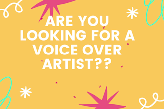 record neutral english female voiceover for you