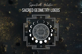 design stunning sacred geometry logo for your business