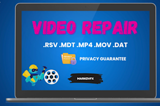 repair corrupted video files mdt mp4 mov rsv dat