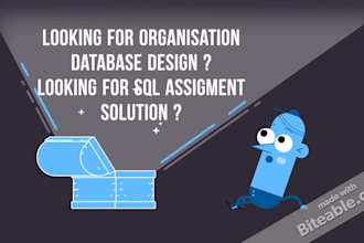 work on sql server, sqlite, postgresql and database design