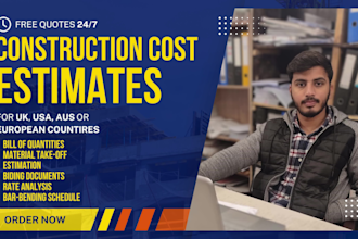 do professional cost estimation and material takeoff service