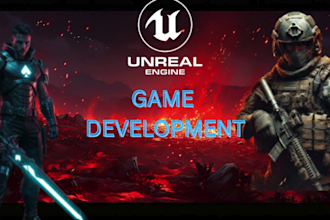 do unreal engine game development, develop unreal engine game, ue5 blueprints