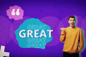 create high quality youtube intro and outro video