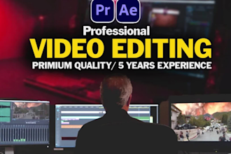 edit your zoom meetings, podcast, interviews and webinar video editing