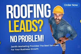 get exclusive roofer leads, design roofing website for roofing landing page