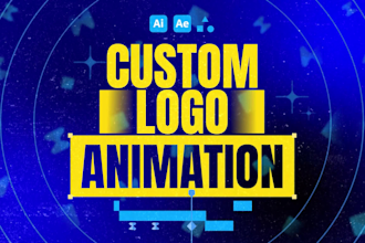 craft a playful custom logo animation and youtube intro