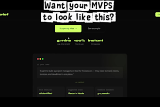build your saas mvp website in three weeks