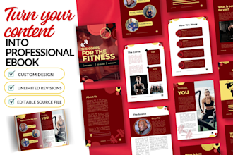 do professional pdf lead magnet, workbook and ebook in canva