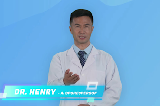 create a medical spokesperson ai video with multiple languages