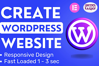 build SEO optimized responsive wordpress website or ecommerce business website