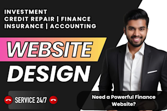 build credit repair, finance, insurance, accounting, investment website