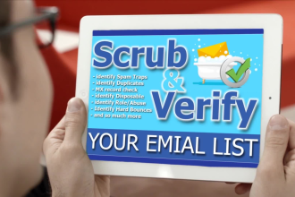 clean your email data, scrub and verify your email list