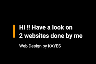 develop personal or business website with wordpress