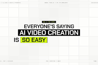 a custom ai generated video, commercial ad, or explainer video