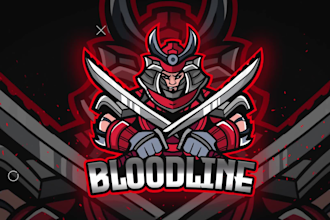 creative gaming mascot logo design for your team or stream