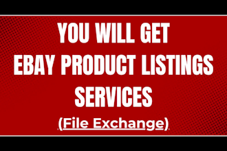 upload ebay product listings using file exchange CSV