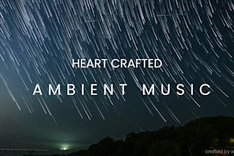 compose beautiful ambient and relaxing music