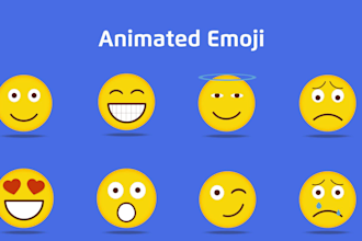 create animated emoji stickers and icons