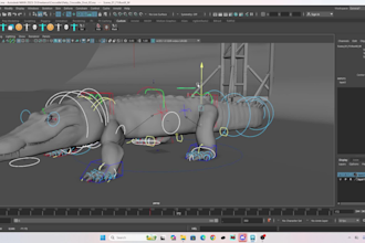 do 3d game character modeling and 3d rigging