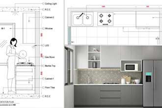 do kitchen design and rendering