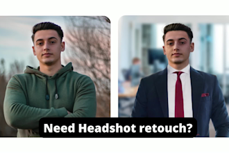 do corporate business headshot retouch or fashion retouch